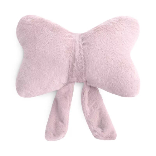 Eurofirany Wiosna 135 – poduszka dekoracyjna 37x10x30 kokarda różowa jasna