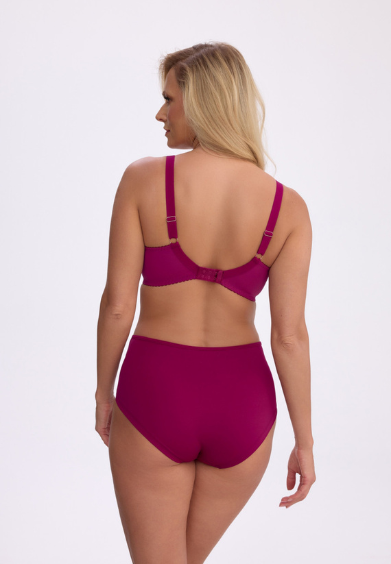 Gaia Mariana BS0 1385 Biustonosz Soft Balconette Chianti Haft SB6