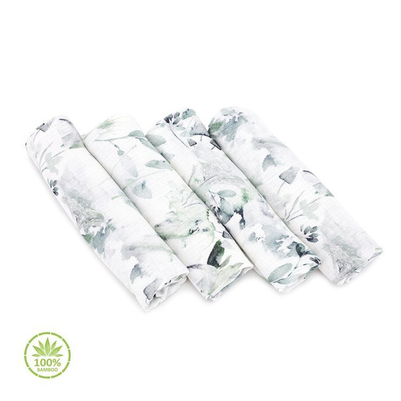 Chusteczki 100% Bamboo Muślin Sawanna Makaszka