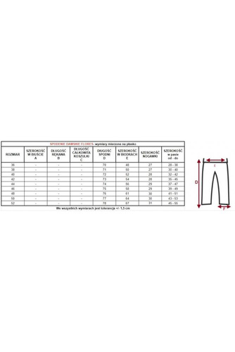 86535 Flores spodenki piżamowe Mewa druk w kwiaty 