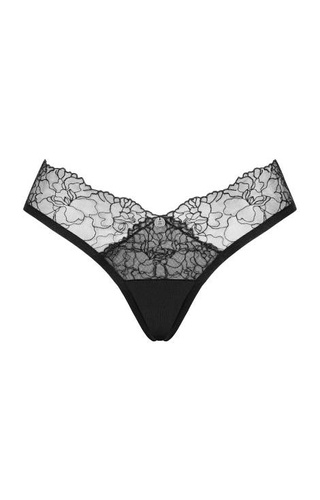 Bella Rou Panties figi damskie Obsessive czarny