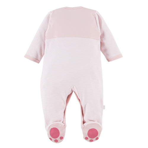 Big Bear Pajac niemowlęcy Eevi - różowy paski
