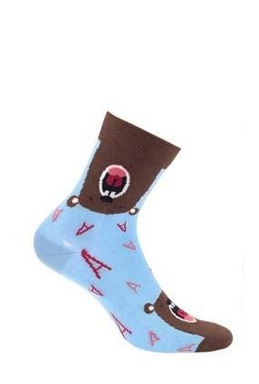 G84.01N Skarpety Damskie wzorowane Gatta 773 saphire