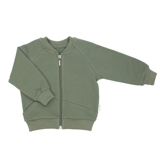 218272 Yogi Bear Bluza dresowa Nicol – rozpinana, bawełniana, khaki
