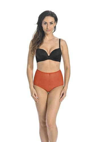 306 Retro Figi z wysokim stanem Teyli - czerwony