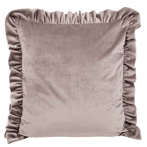 Velvet 25 Poszewka dekoracyjna Eurofirany - ciemny beż