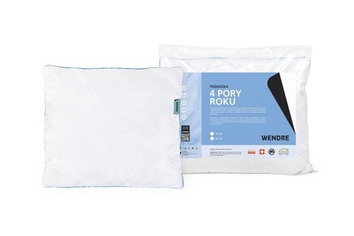 Poduszka 4 Pory Roku Mikrofibra Wendre biały 
