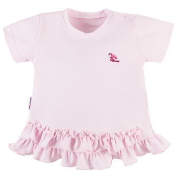 NatureTunika z krótkim rękawem Ewa Klucze- róż