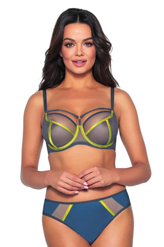 1923/1 Miękki Biustonosz Maxi Ava - grafitowy