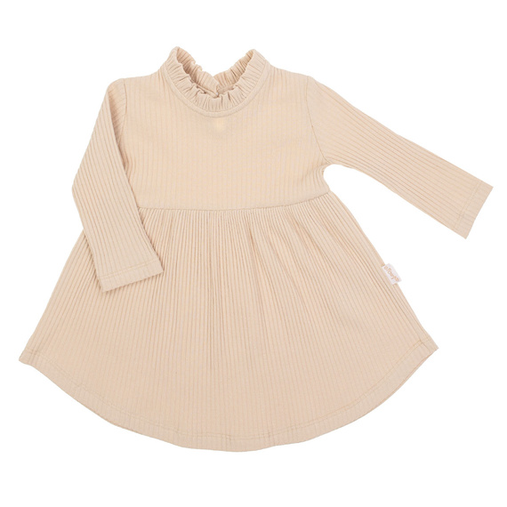 212167 Tola Sukienka z długim rękawem Nicol - beżowy