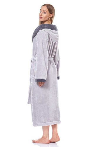 9145 Hft Szlafrok Damski L&L perła