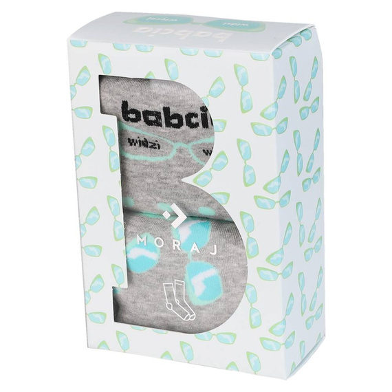 CSLB450-003/2 Skarpety damskie w ozdobnym pudełku Moraj - mix kolorów