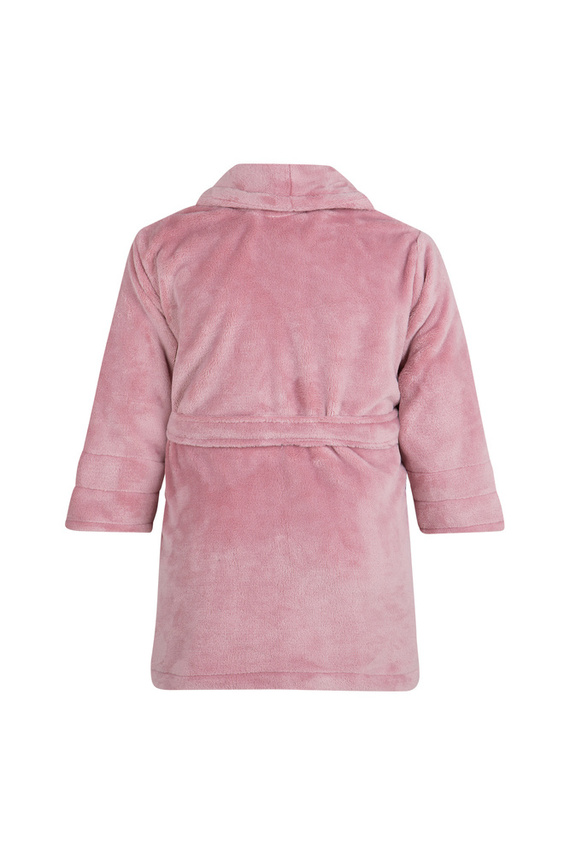 Calido Szlafrok dziecięcy polarowy ByShelly - brudny róż