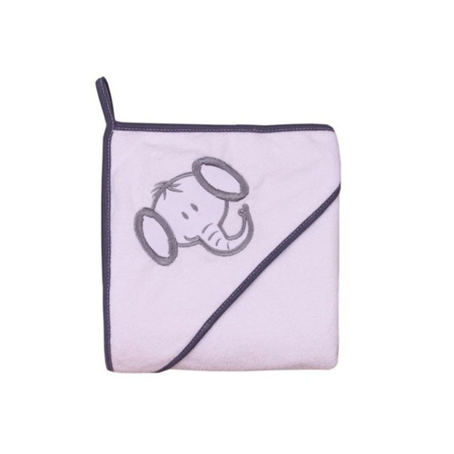 Niemowlęce okrycie kąpielowe "Zwierzątka" Terjan - biały