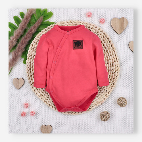 ABN-5633 Bawełniane body kopertowe Słodka Koala Nini organic 100% PL produkcja