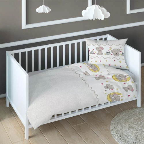 2896 D Kraina Snów Pościel dziecięca bawełniana misie Karo