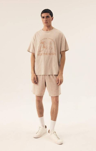 42604 Sand Piżama Męska Core Henderson - nude