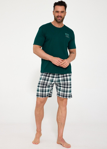 Piżama męska Cornette 326/212 Montana bawełna 100% krótki rękaw