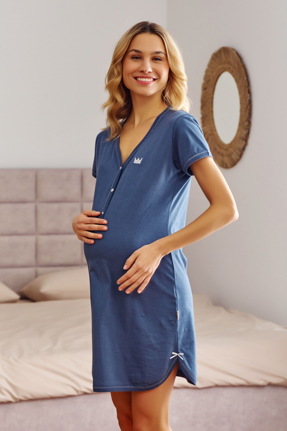 9505 Koszula Nocna do karmienia Doctor Nap - deep blue