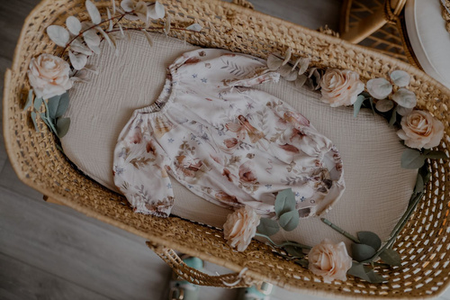 Fairies Body niemowlęce bambusowe długi rękaw Makaszka – 100% bambus