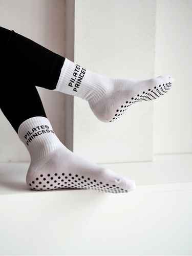 Skarpety Pilates Princess 1658-001 ABS Milena antypoślizgowe biały 3