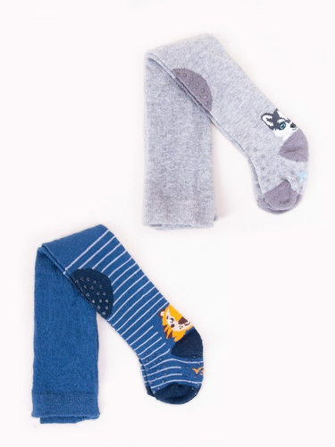 Rajstopy do raczkowania art.RA 25 mix kolor-chłopczyk