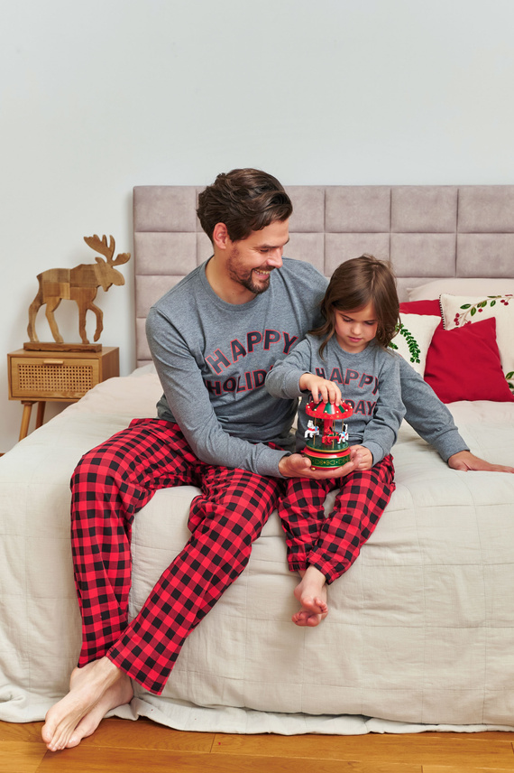 7345 Piżama dziecięca Dark Grey Doctor Nap – 100% bawełna