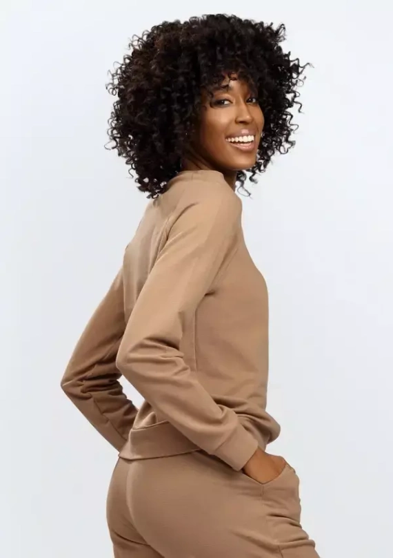 Wenezja Bluza dresowa Dkaren - brązowy