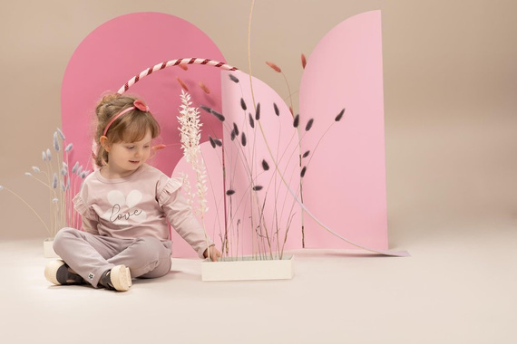 Happiness Bluzka wciągana dla dziewczynki Pinokio - róż