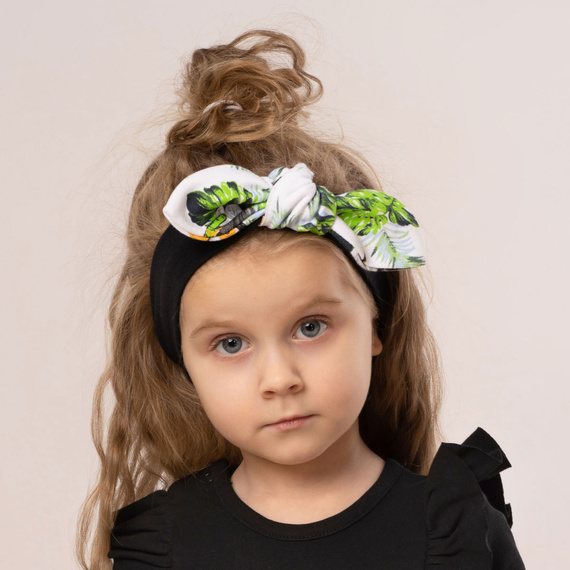 186065 Opaska z węzełkiem "Tukan" Nicol - czarny