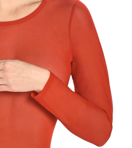 2406 Ero Siateczkowe body damskie Teyli - czerwony