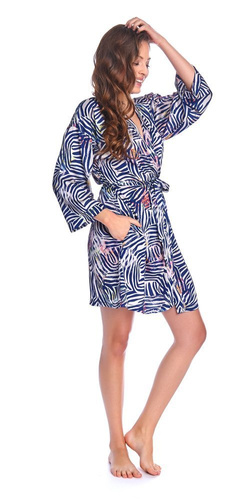 9993 Szlafrok Doctor Nap - zebra colour