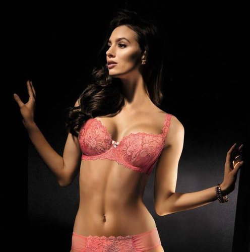 LV-S20 Romance Biustonosz miękki soft Le Vernis - koral 