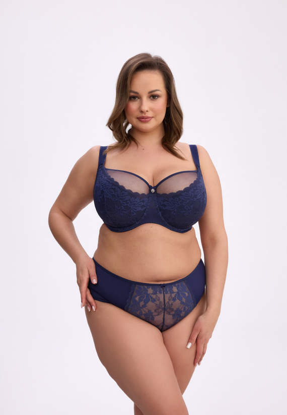 Gaia Martina Maxi 1375 Biustonosz Semi-Soft duży biust granat