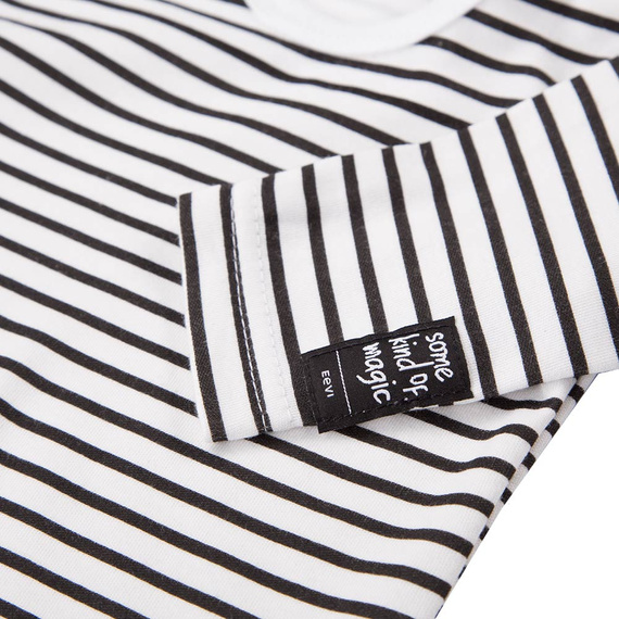 Magic Body z długim rękawem Eevi - białe paski