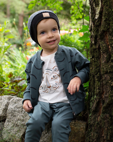 Le Tigre Legginsy niemowlęce Pinokio - zielony 