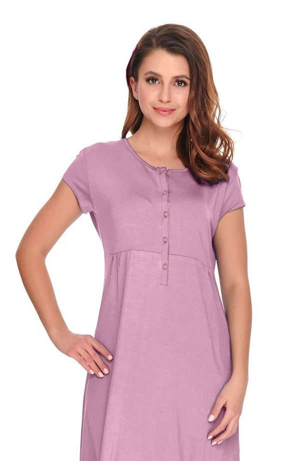 9941 Koszula Nocna ciążowa i do karmienia Doctor Nap - flamingo