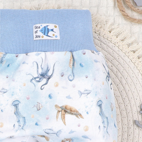 ABN-5456 Sea Of Joy Półśpiochy niemowlęce Nini – bawełna organiczna, elastyczny pas