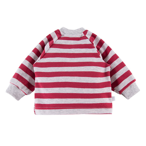 Ancymon Bluzka niemowlęca 2-pak Eevi - szary/czerwony
