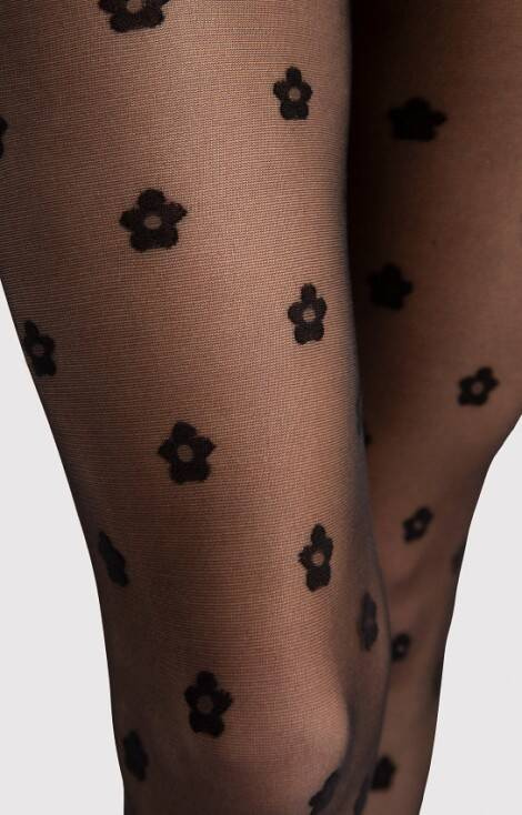 G 6105 Spring Rajstopy Fiore 20 den - black