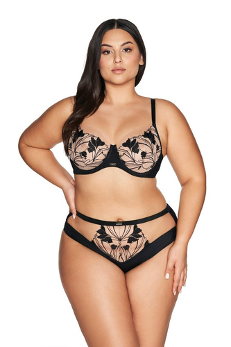 2117 Biustonosz soft miękki Ava - czarny