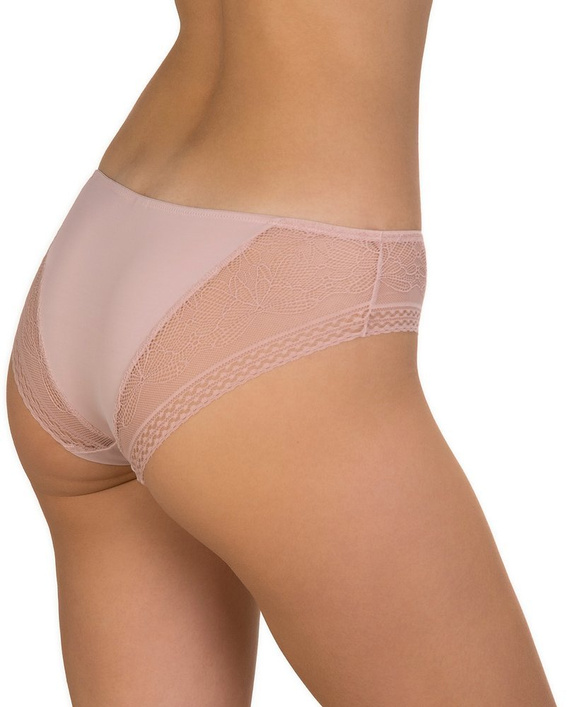 L-POL 5001 MB-06 Figi Damskie Lama pudrowy róż