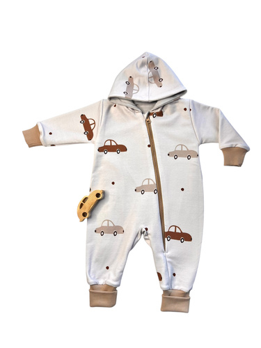 Kombinezon niemowlęcy bez stópek Mamatti KL022 – dresowy, bawełna 100% | Polska jakość
