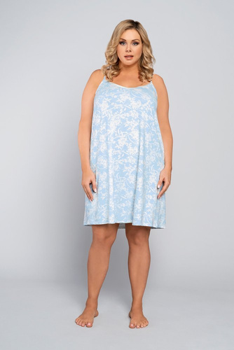 Bryza Koszula nocna, wąskie ramiączko Italian Fashion - łosoś