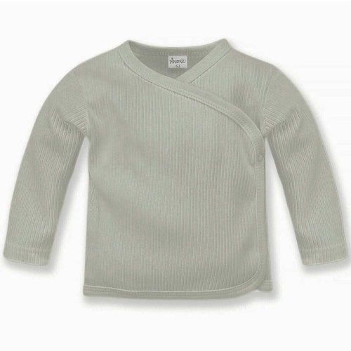 Lovely Day Kaftanik wiązany Pinokio - szary prążek