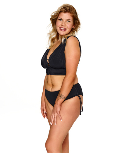 Biustonosz kąpielowy Bahama Top Big Lupoline czarny soft
