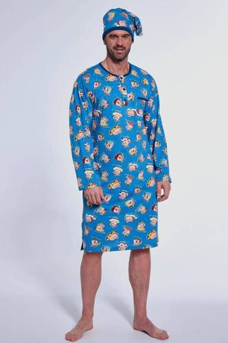 110/33 Koszula męska Cornette niebieski