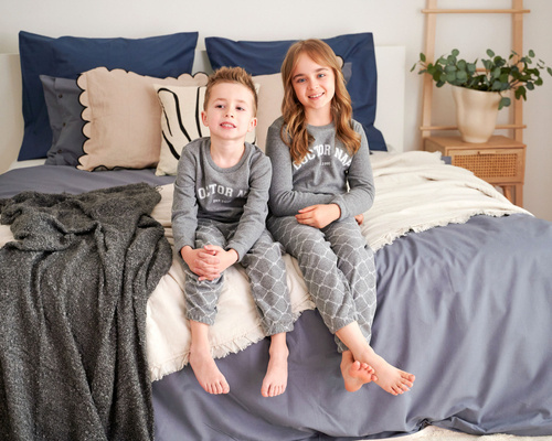 5243 Piżama dziecięca Unisex Doctor Nap - grey