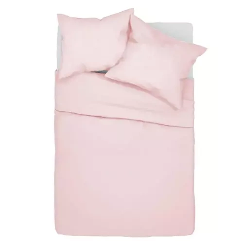 Simply Pościel bawełniana jednobarwna Spod Igły i Nitki pudrowy róż