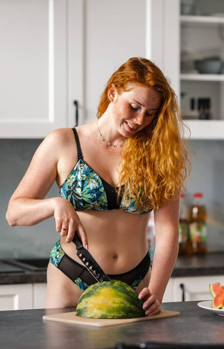 Femi Soft Green miękki biustonosz do karmienia Momtobe zielony